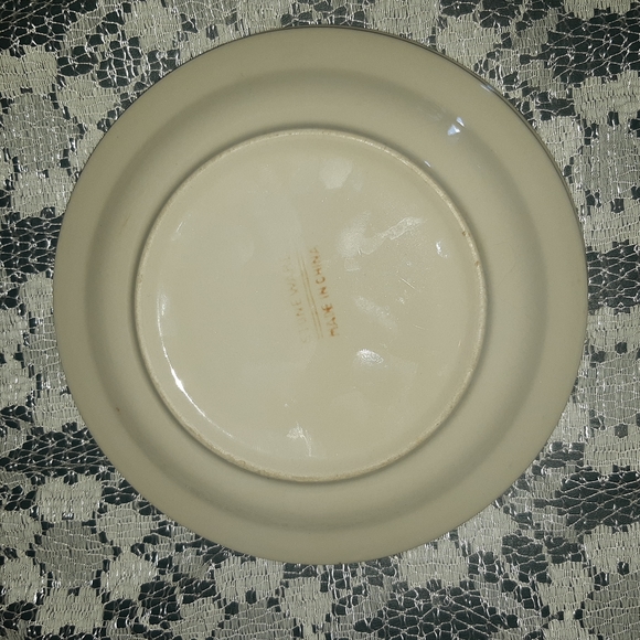 Set of 4 Stone Ware Dessert Salad Plates Vintage 6.75" - Picture 8 of 8